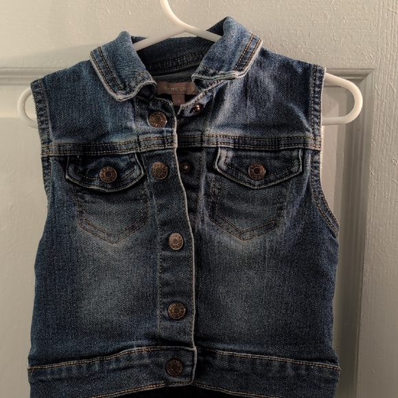 BCBGirls Classic Blue Denim Vest - Picture 6 of 9